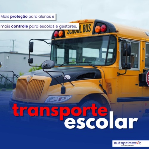 Rastreamento veicular de transportes escolares 