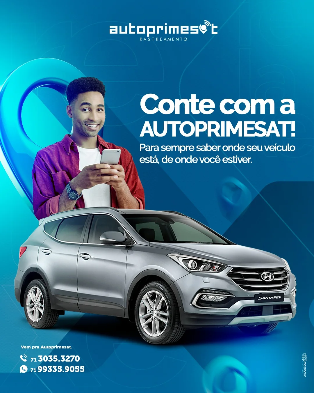 Autoprimesat Rastreamento