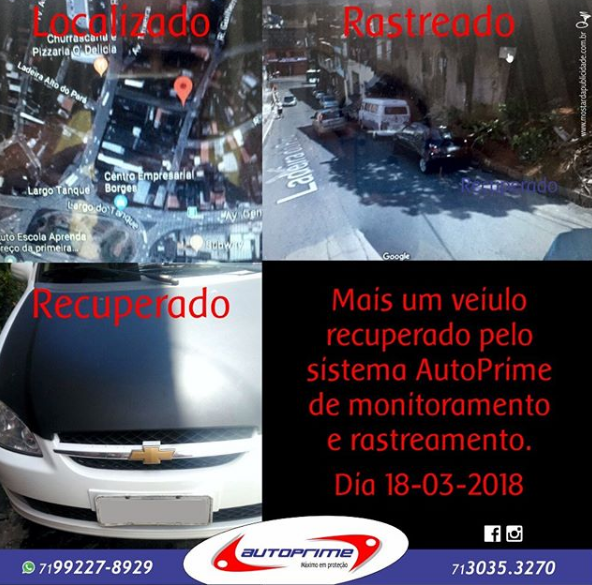 Autoprimesat Rastreamento